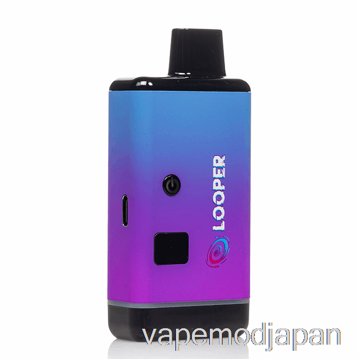 VAPE MOD LOOPER ゴースト ロープロファイル 510 バッテリー インディゴ / バイオレット グラデーション